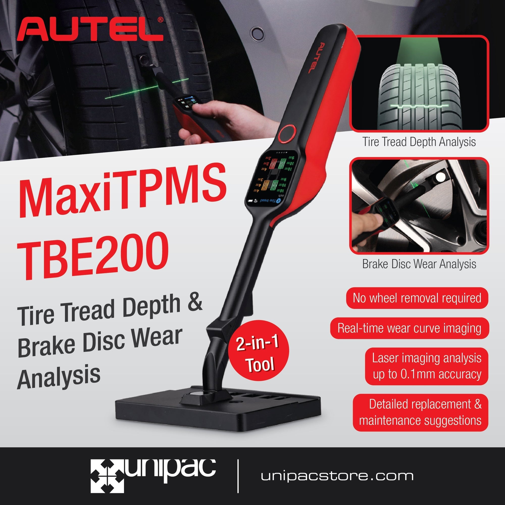 Revolutionizing Tire and Brake Maintenance: Unveiling Autel’s MaxiTPMS TBE200