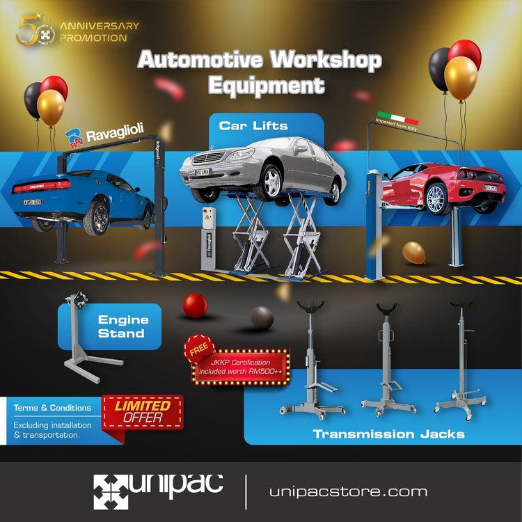 Unipac’s 50th Anniversary Promotion: Upgrade Your Workshop with Ravaglioli Equipment