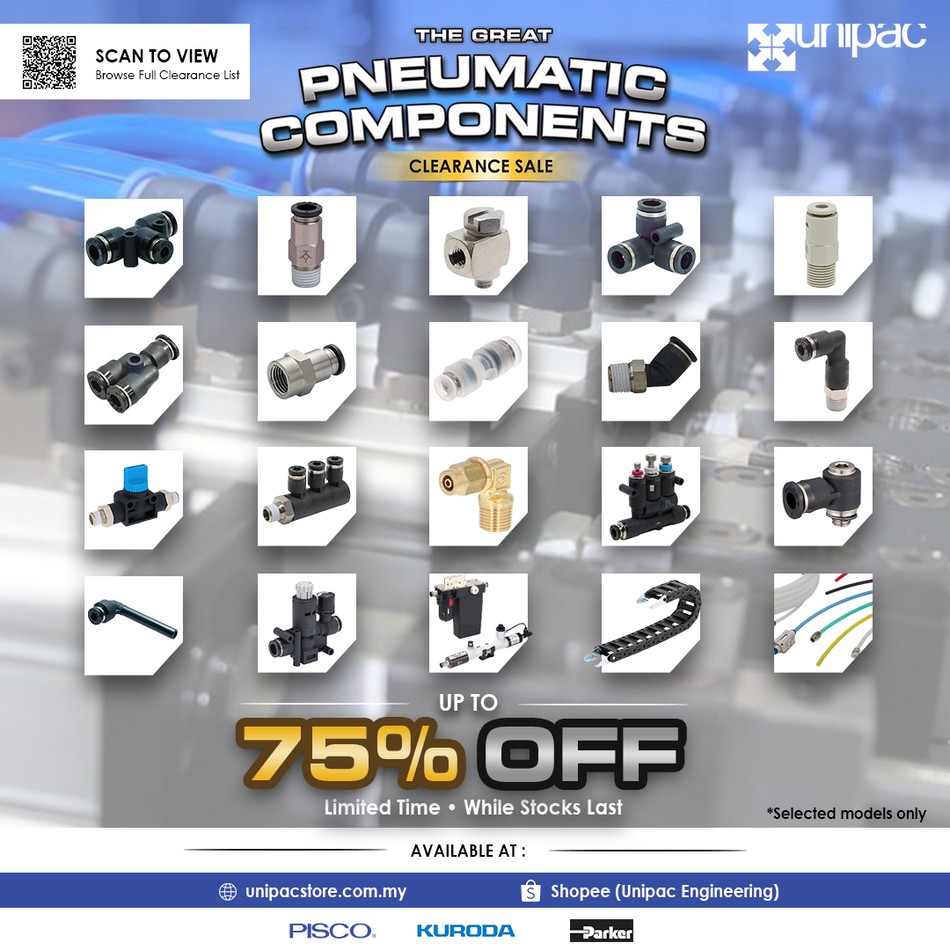 The Great Pneumatic Components Clearance Sale