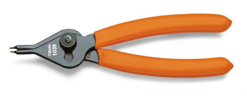 1039 - Straight Point Pliers for Internal and External Circlips, PVC-Coated Handles