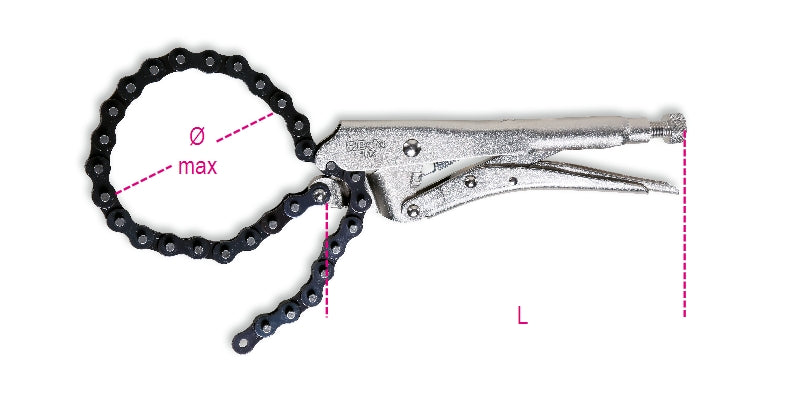 1064 - Adjustable Self-Locking Pliers with Chain