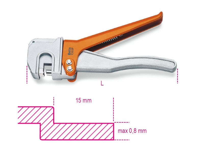 1065P - Hand Crimper Steel Matrix