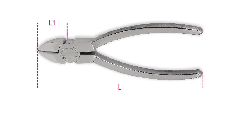 1082INOX - Diagonal cutting nippers, made of stainless steel