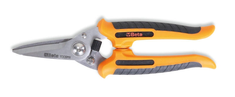 1130BMX - Multiuse Scissors, Straight Blades Made in Stainless Steel, with Microteeth