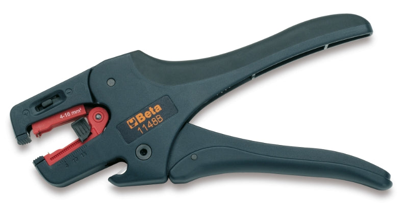 1148B - Wire Stripping Pliers, Self-Adjusting, with Cutting Device