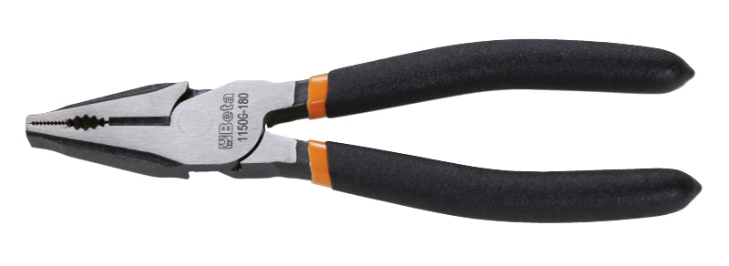 1150G - Heavy Duty Combination Pliers, Slip-Proof,, Double Layer PVC Coated Handles, Industrial Finish