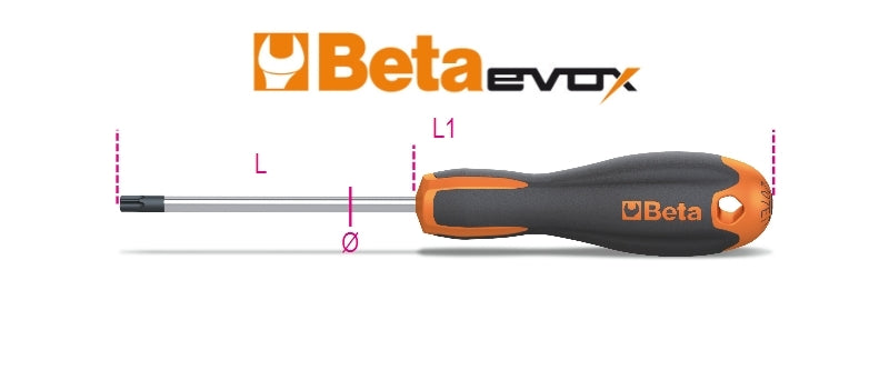 1207E/TX - Screwdriver for Torx Head Screws with Handles