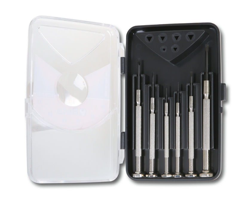 1229LP/A6 - Set of 6 Micro-Screwdrivers for Headless Slotted Screws (Item 1229LP)