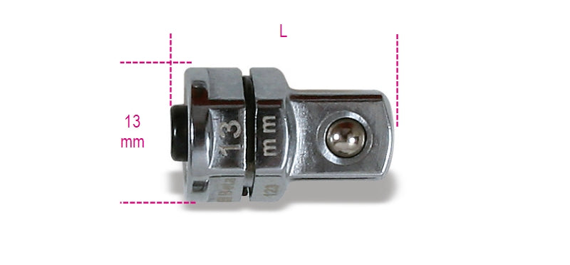 123Q3/8 - Quick Release Adaptor, 3/8", for 13mm Ratcheting Wrenches