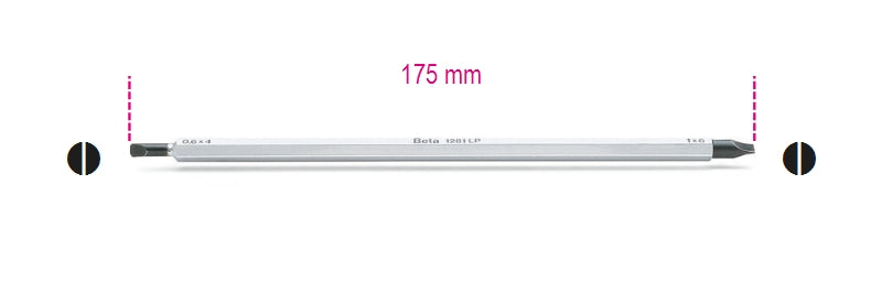 1281LP - Reversible Screwdrivers for Slotted Head Screws