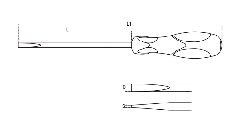 1294HS - Screwdrivers for headless slotted screws H-SAFE
