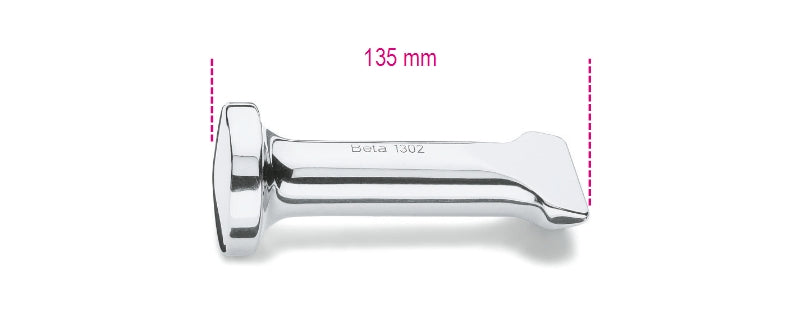 1302 - Double End Dolly, Round, Convex Pein Head