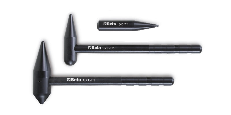 1360/KP3 - Hammers with Ball Heads and Point Peins / Punches, Made of Plastic