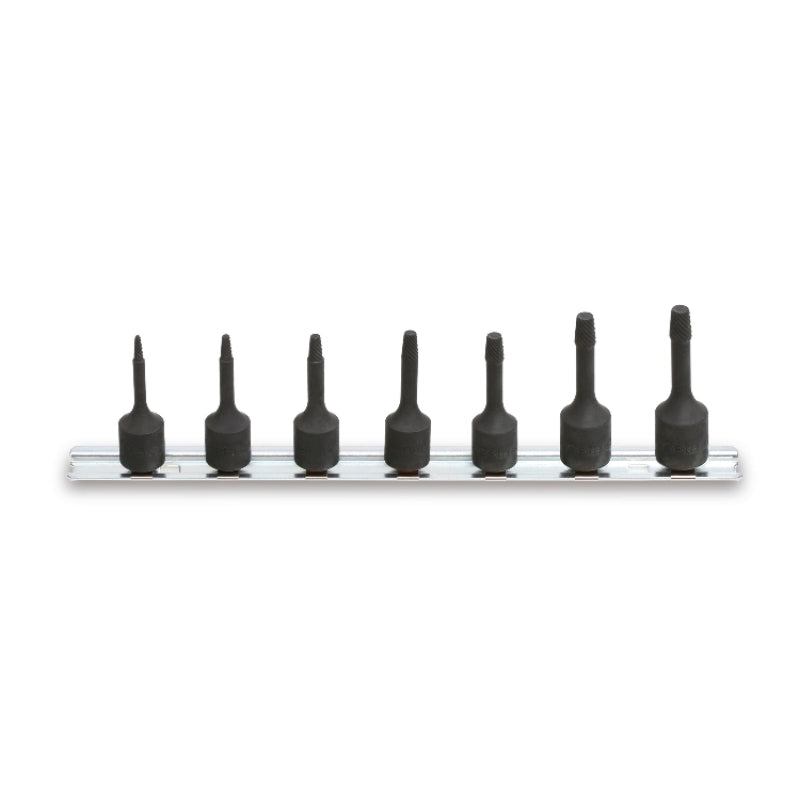 1429/SB7 - Set of 7 Pullers for Damaged Screws and Stud Bolts with Square Drive (Item 1429)