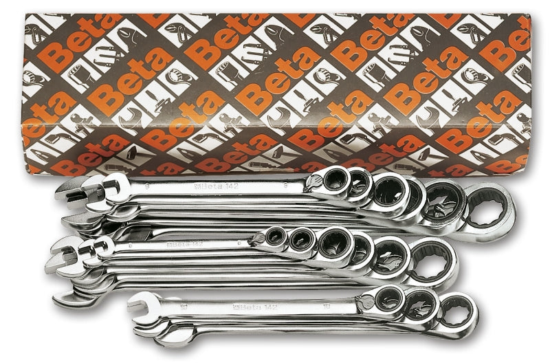 142/S - Set of Reversible Racheting Combination Wrenches (Item 142)