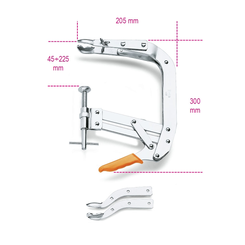 1450GC - Valve Spring Compressor with Straight and Offset Jaws