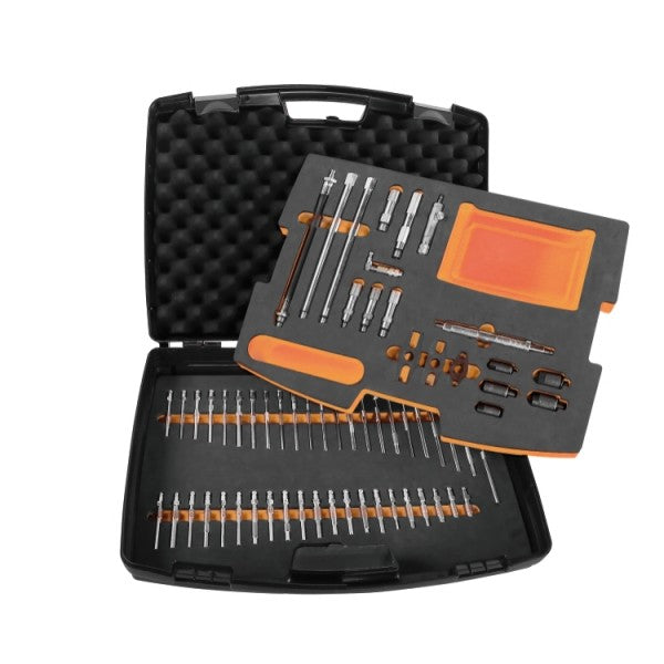 1464CBD - Comprehensive Adapter Set for Testing Compression in Petrol and Diesel Engines, with Tester 1464T