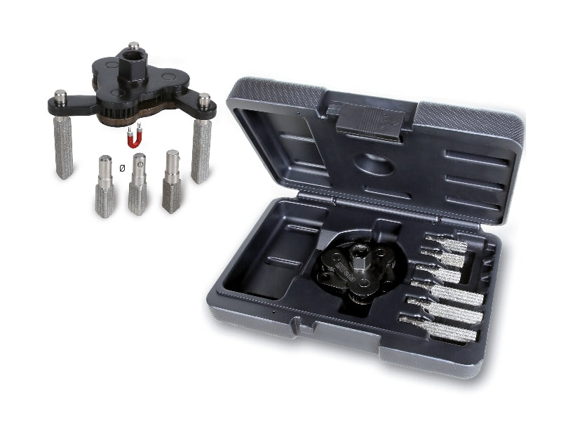 1493/C7 - Self-Adjusting Oil Filter Wrench, with Three Arms for Right-and Left-Hand Tightening, with Interchangable Arms