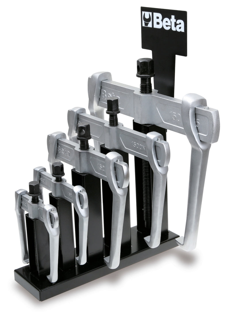 1500N/SP6 - Set of 6 Universal Pullers with 2 Sliding Legs (Item 1500N/...), with Stand