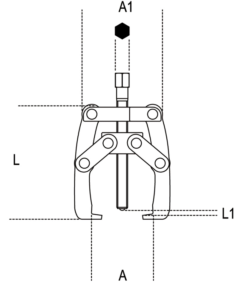 1506 - Two-Leg Self-Locking Puller