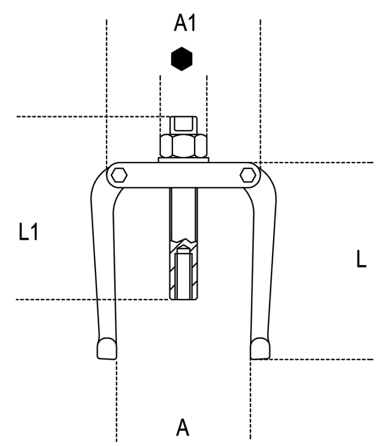 1542/1 - 1542/2 - Two-Leg Pullers for Extractors