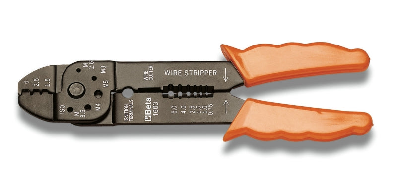 1603 - Crimping Pliers for Non-Insulated Terminals, Light Series