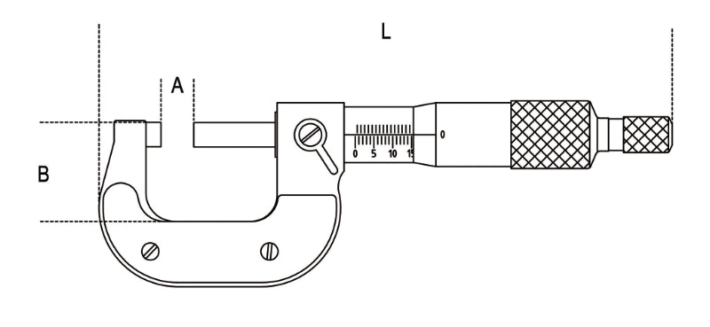 1658DGT - Outside Micrometers, Reading to 0.001 mm