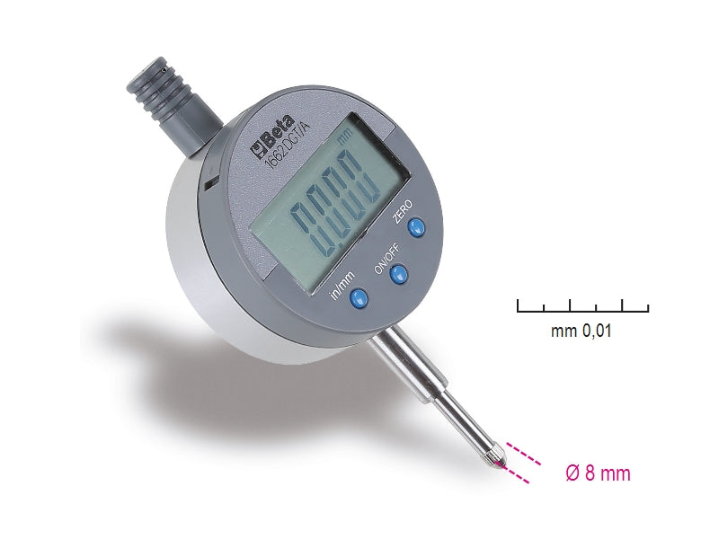 1662DGT/A - Digital Dial Indicator, Reading to 0.01 mm