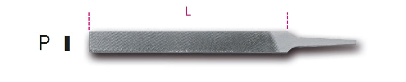 1718A...P - Second-Cut Flat Files, Without Handles