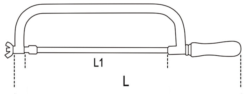 1727HS - Hacksaw frame, heavy series H-SAFE