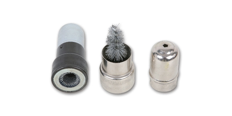 1737B - Pairs of Vehicle Battery Lug and Post Cleaner Steel Brushes, Steel Wire Wire ÃƒÆ’Ã‹Å“: 0.3 mm