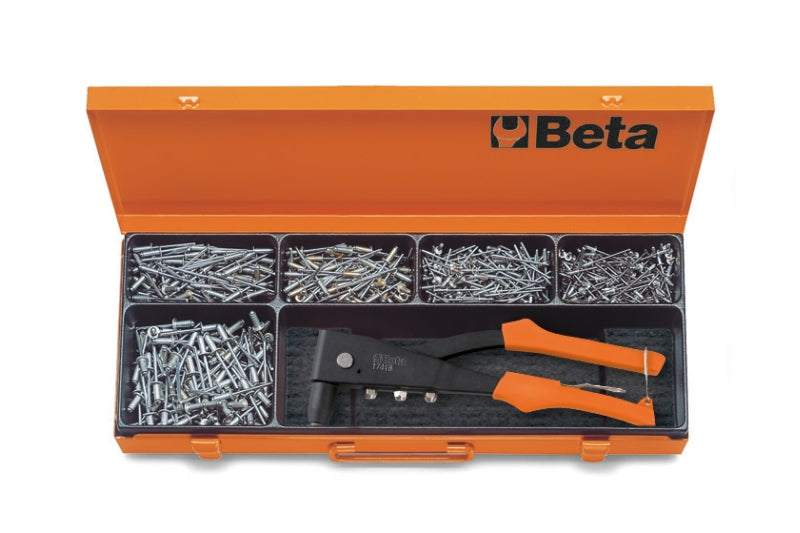 1741B/C5 - Riveting Pliers Item 1741B with Assortment of 700 Aluminium Rivets