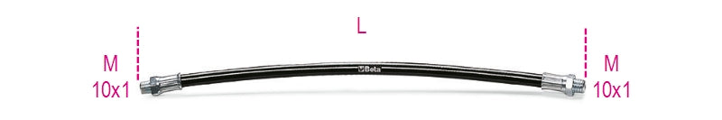 1750R/1 - 1750R/2 - Spare Flexible Hose Made from Nylon