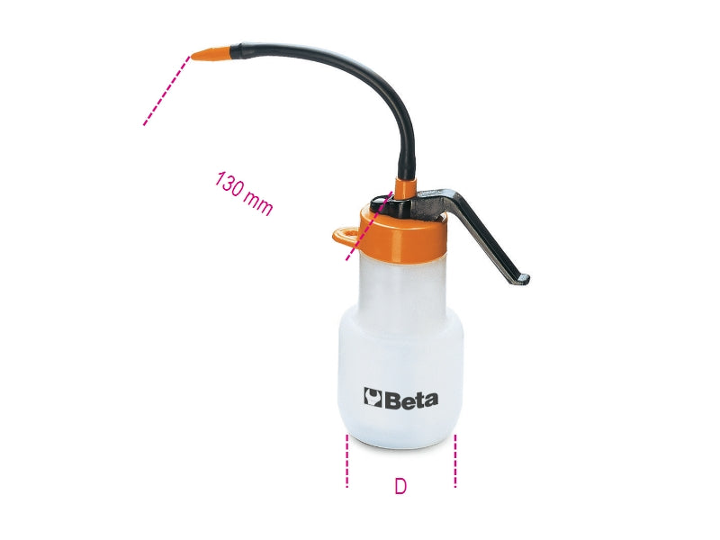 1754 - Plastic Pressure Oil Cans Flexible Plastic Spouts