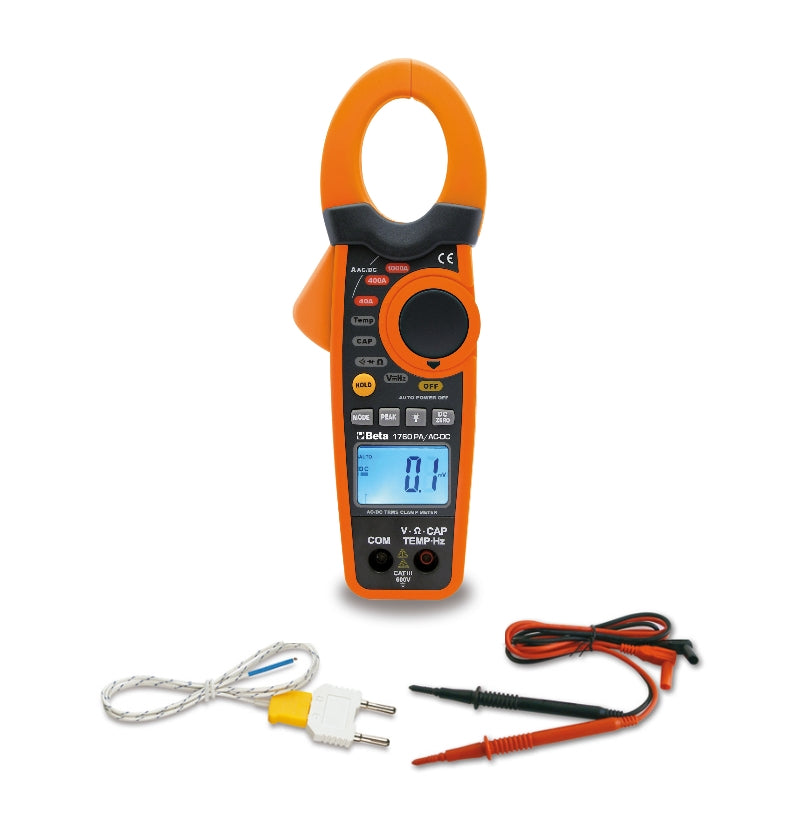 1760PA/AC-DC - Amperometric Clamp and Digital Multimeter