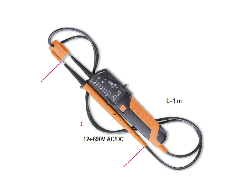 1760PT - Combination Voltage and Continuity Tester, 12-690V Ac/Dc