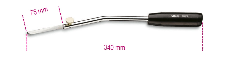1766L - Lever for Glass Windows