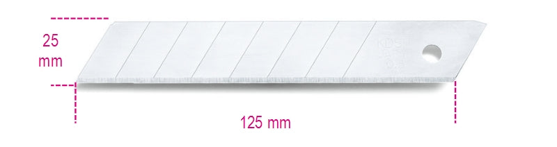 1773RI - 25mm Blades (10 Pieces) for Utility Knife 1773A