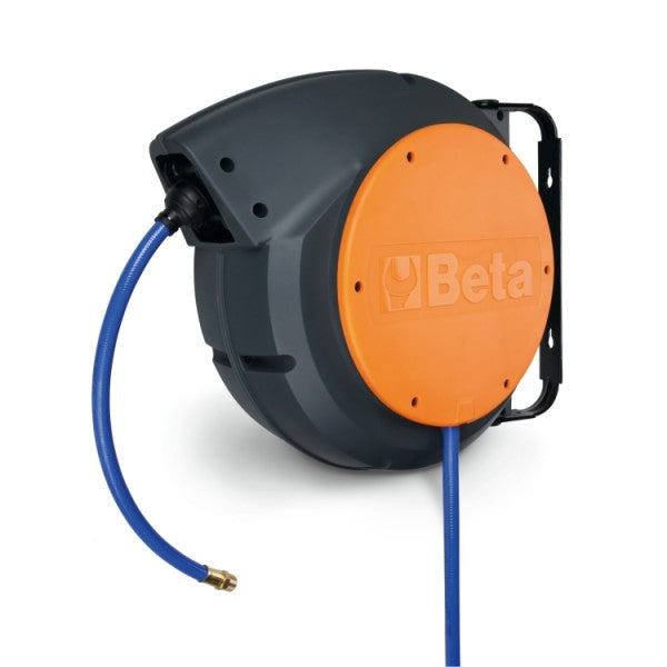 1900M - Automatic hose reel, shockproof plastic body, for air or water