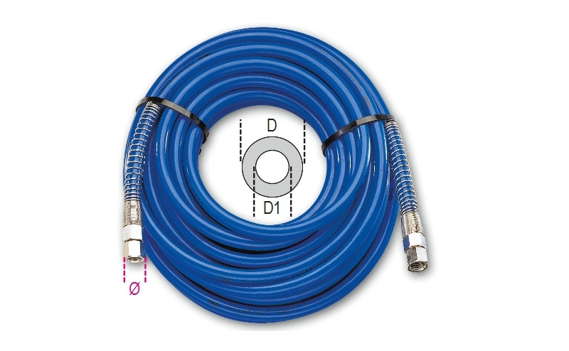 1915E - Braided Polyurethane Hose, 95 Shore, 12 Metres Long