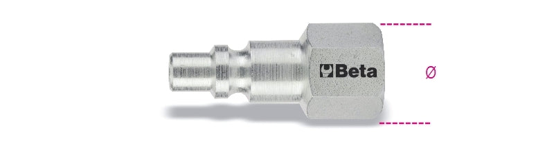 1916GF - Quick Couplings, Italian Profile, Female Threaded, Cylindrical (BSP)