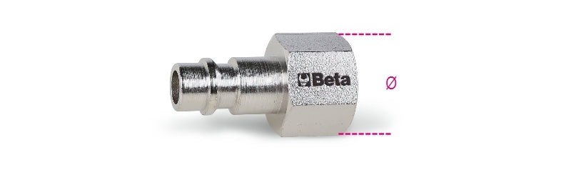 1916GFE - Quick Couplings, European Profile, Female Threaded, Tapered (BSPT)