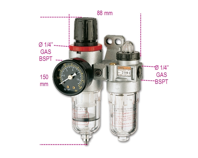 1919FE1/4 - Filter-Regulator-Lubricator