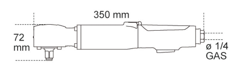 1927AN - Angle Reversible Impact Wrench