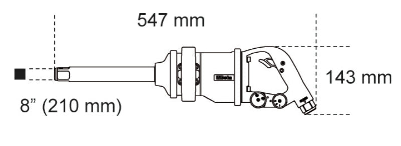 1930LH - Reversible Impact Wrench