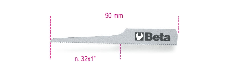 1942LR - Bimetal Blades for Air Saw 1942A