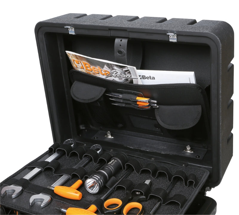 2037/TV - Tool Trolley, Made of Polypropylene, with 4 Pivoting Castors