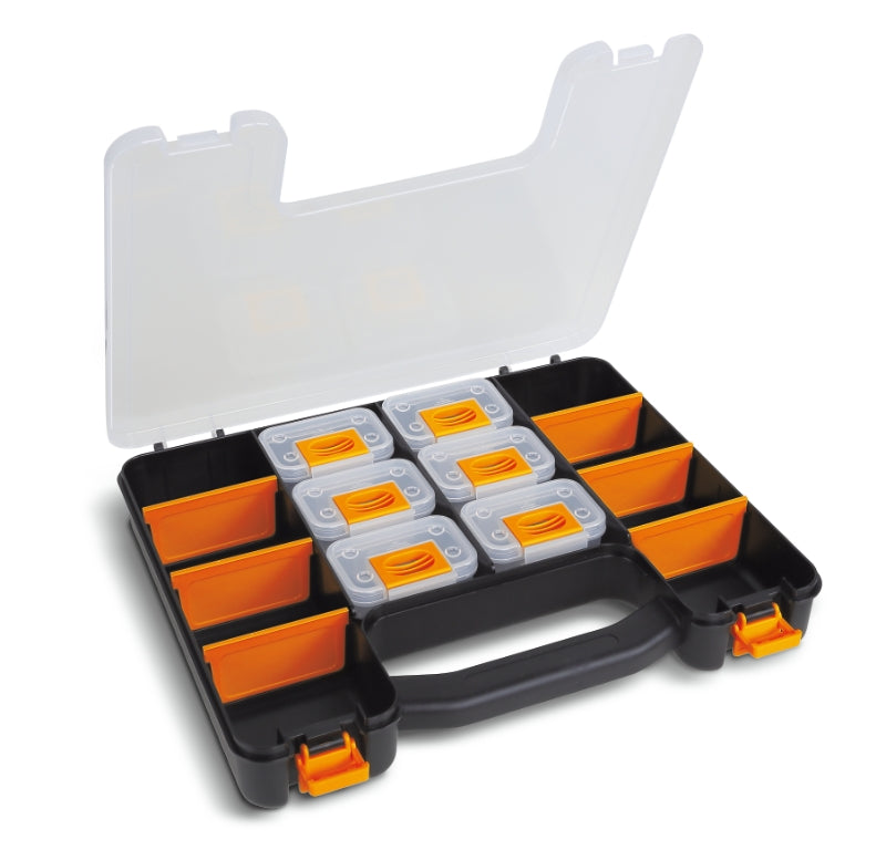 2080/V6 - Organizer Tool Case with 6 Removable Tote-Trays and Adjustable Partitions