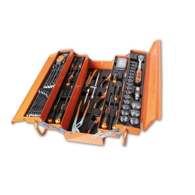 2120L-E/T91-E - Cantilever tool box with assortment of 91 general maintenance tools