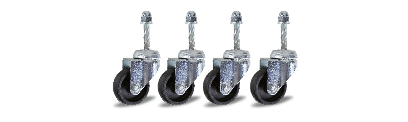 3026/R0,3 - 4 Spare Swivel Wheels for Hydraulic Jack 3026 0,3